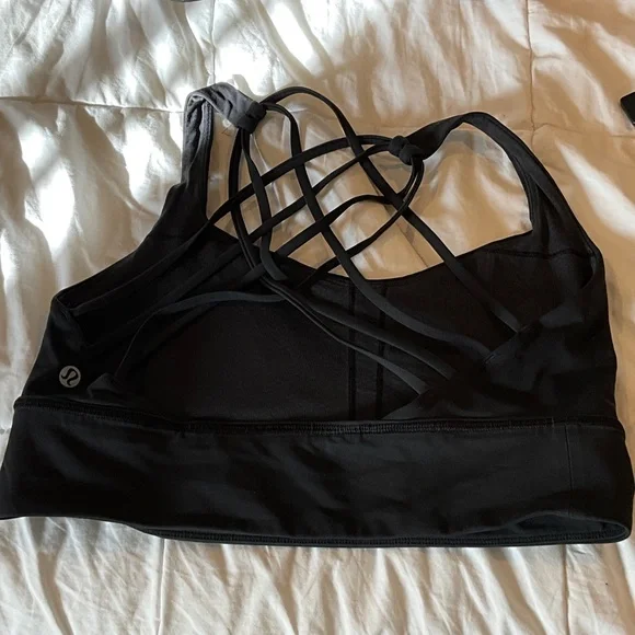 Lululemon Athletica Black Strappy Back Top - Picture 3 of 5